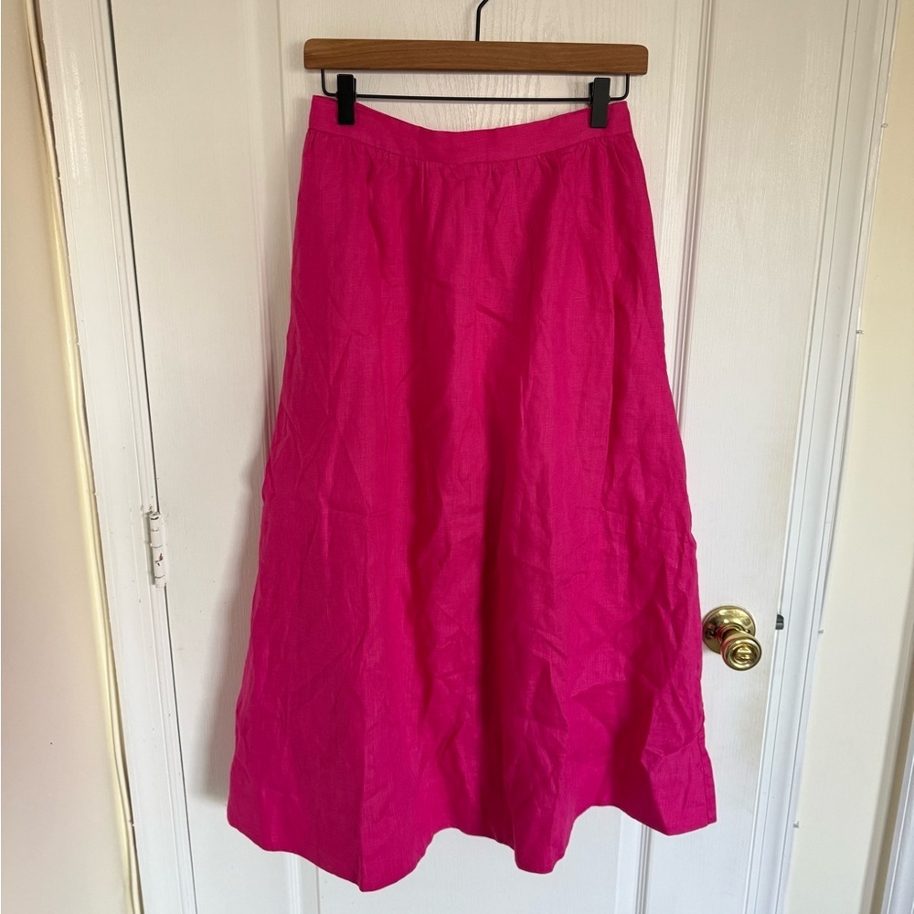 Rhode NEW Aaron Skirt in Hot Pink - Picture 3 of 6